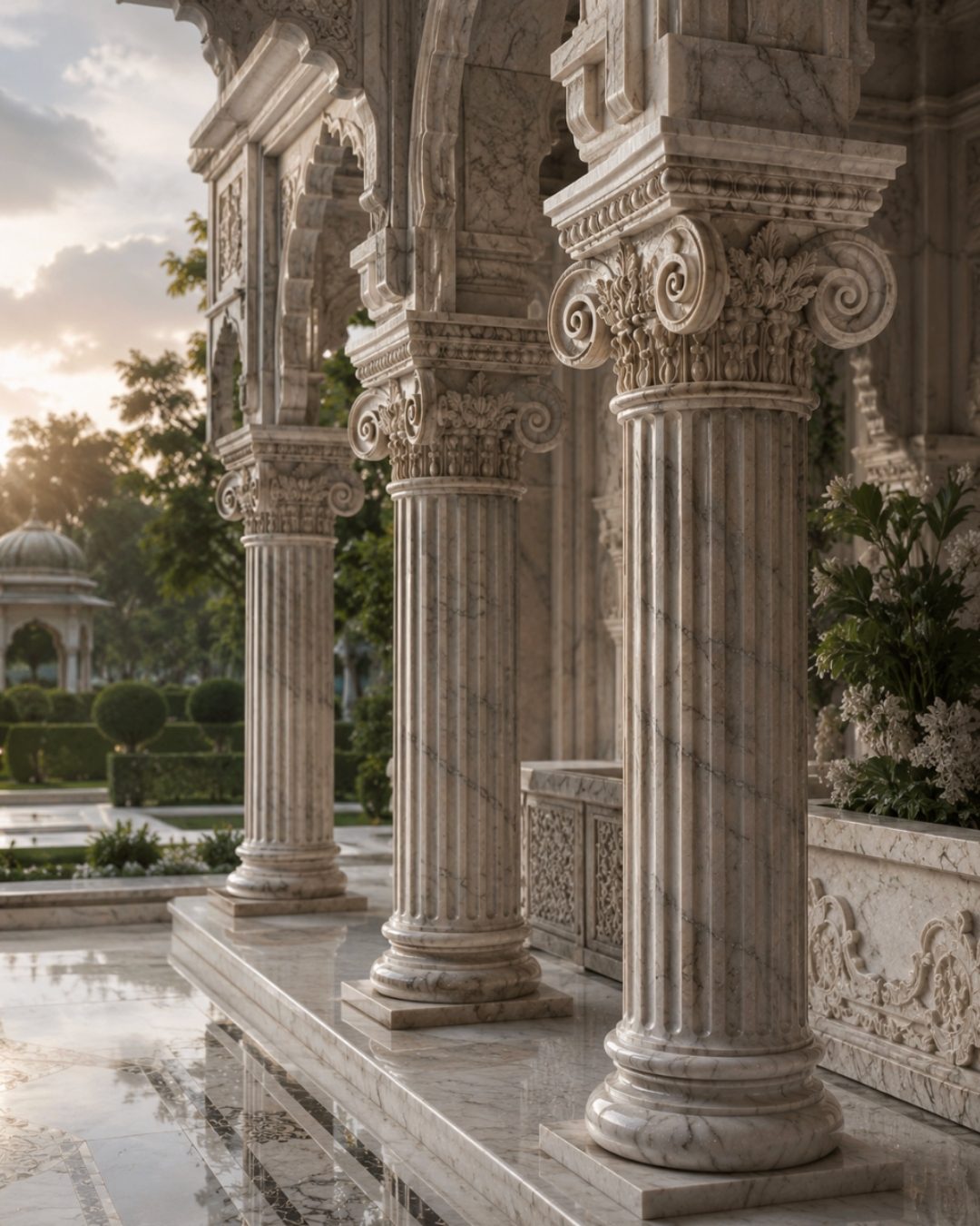 Architectural Elements in Makrana marble