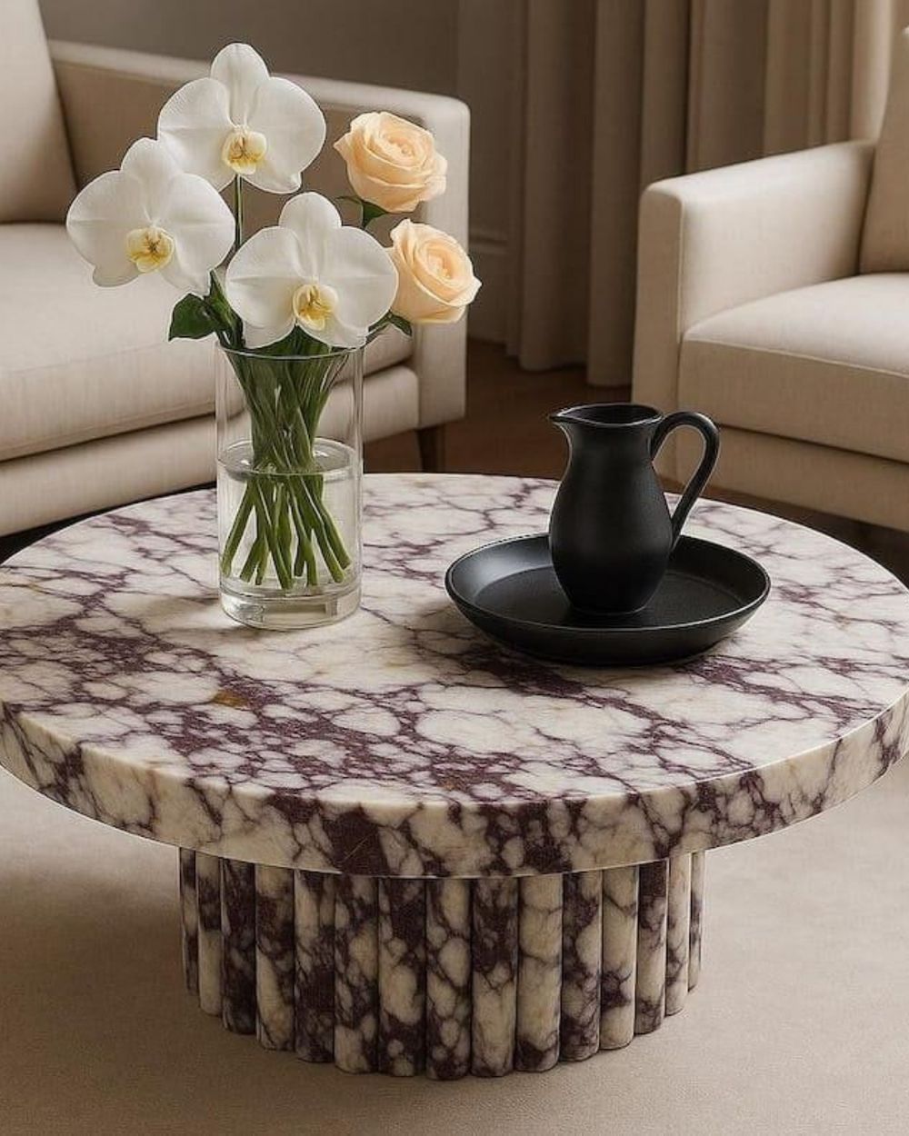 Coffee Tables in Makrana marble by Everstone (4)