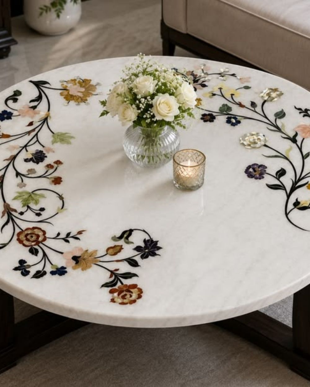 Coffee Tables in Makrana marble by Everstone (17)