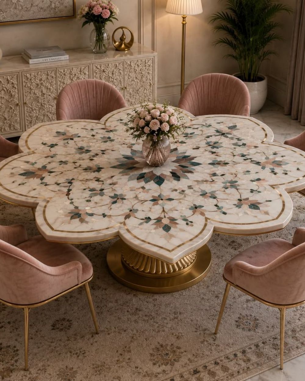 Dining Tables in Makrana marble by Everstone (9)