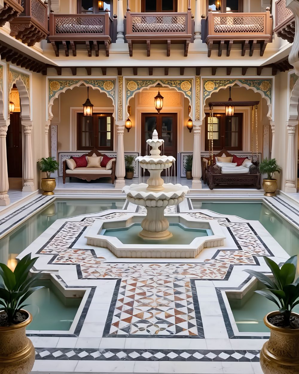 Fountains & Water Features in Makrana marble by Everstone (39)