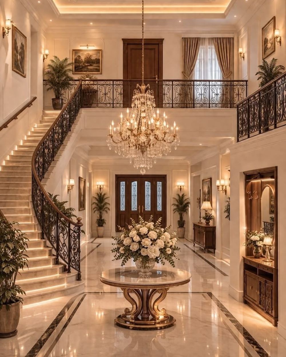 Grand Staircases in Makrana marble by Everstone (31)