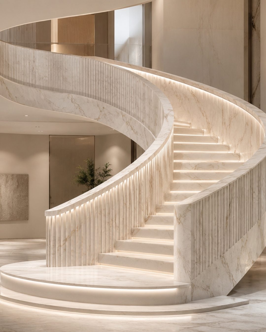 Grand Staircases in Makrana marble