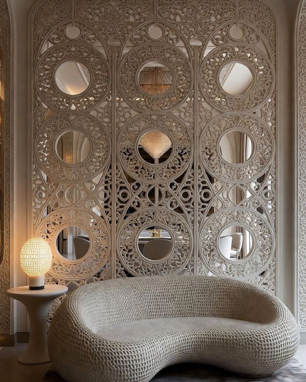 Jaali & Lattice Screens in Makrana marble by Everstone (9)