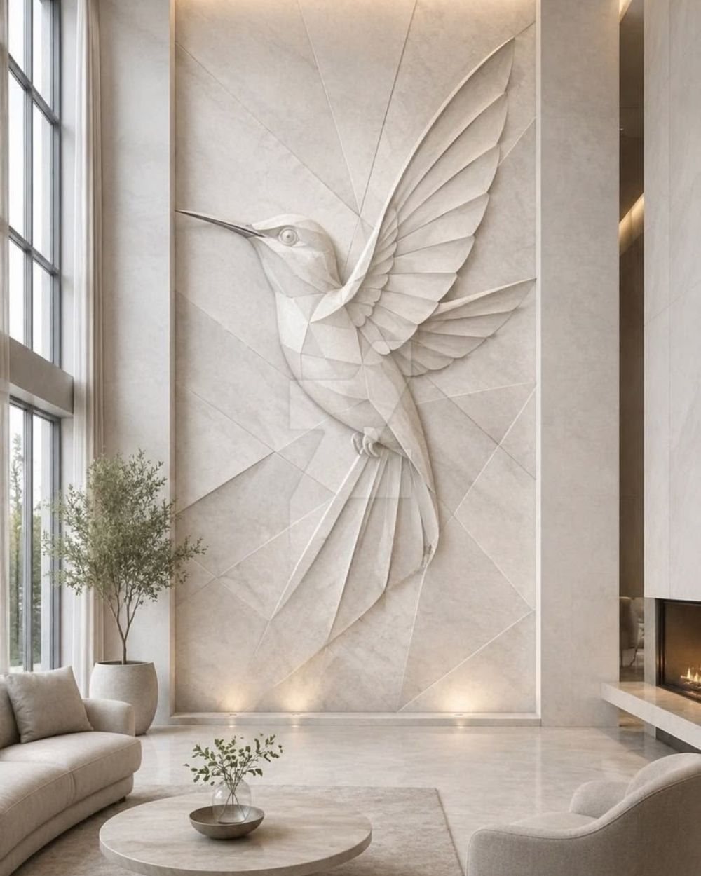 Murals & Wall Cladding in Makrana marble by Everstone (30)