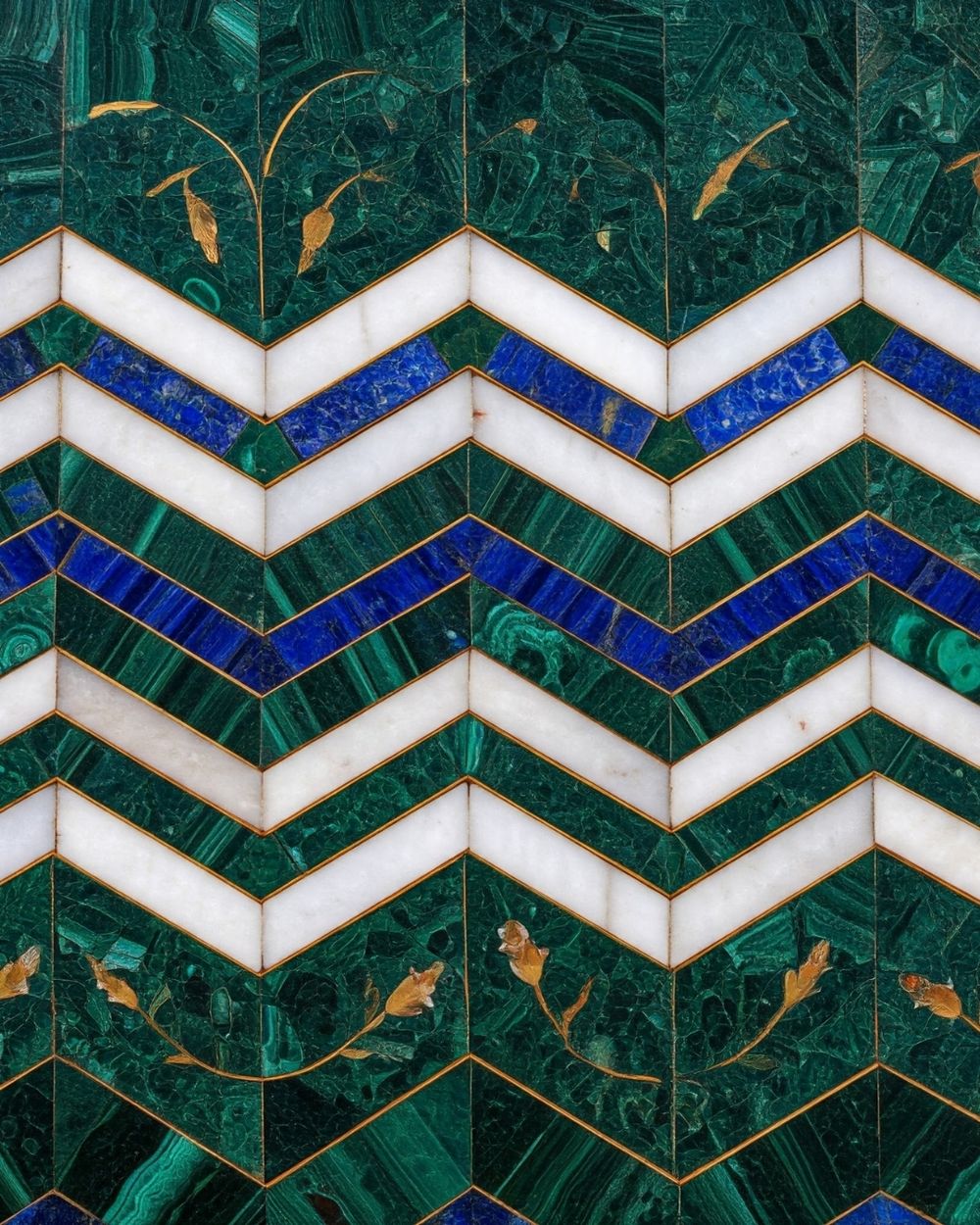 Pietra Dura & Statement Floors in Makrana marble by Everstone — 10